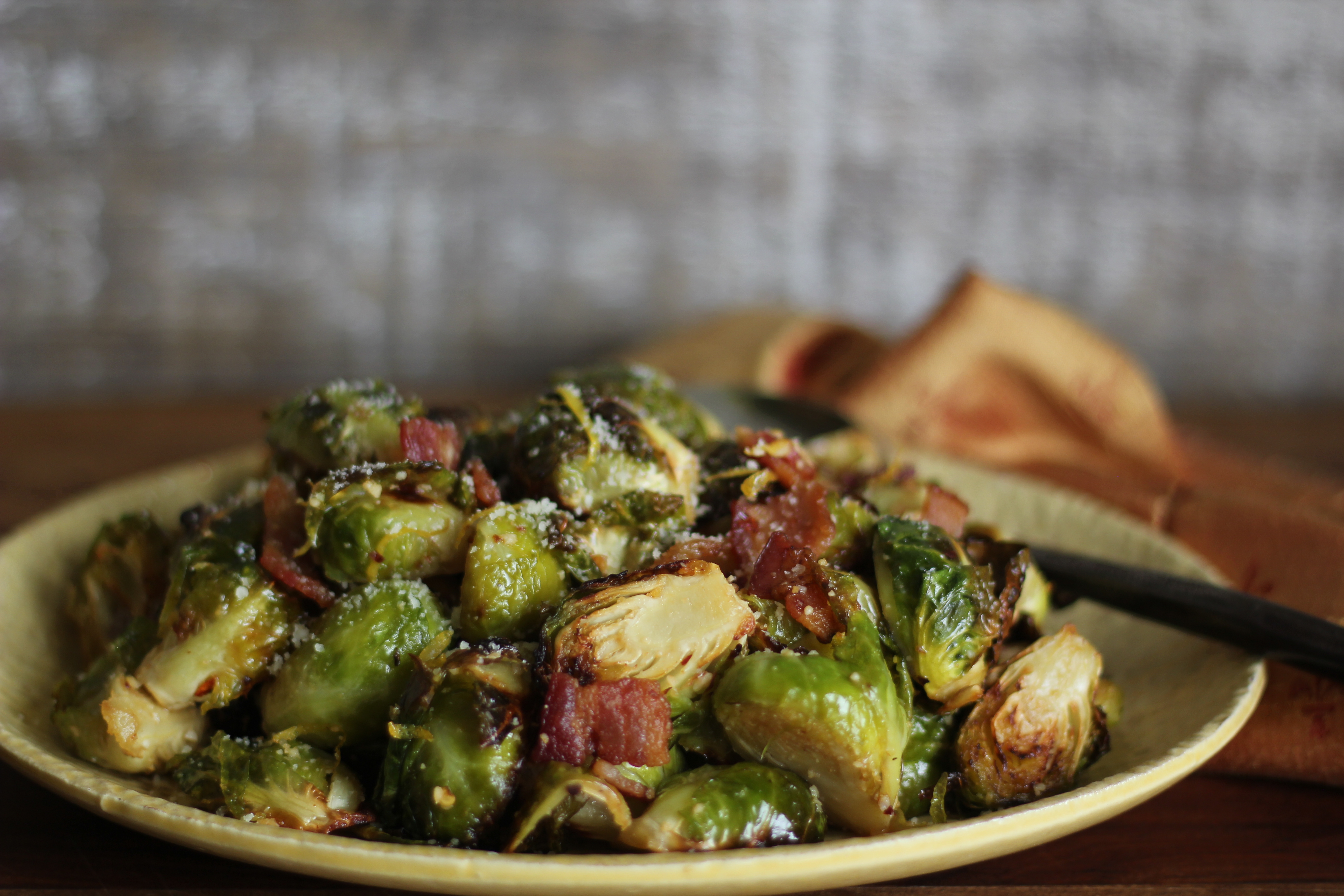 Air Fried Crispy Brussels Sprouts with Lemon, Garlic, and ...